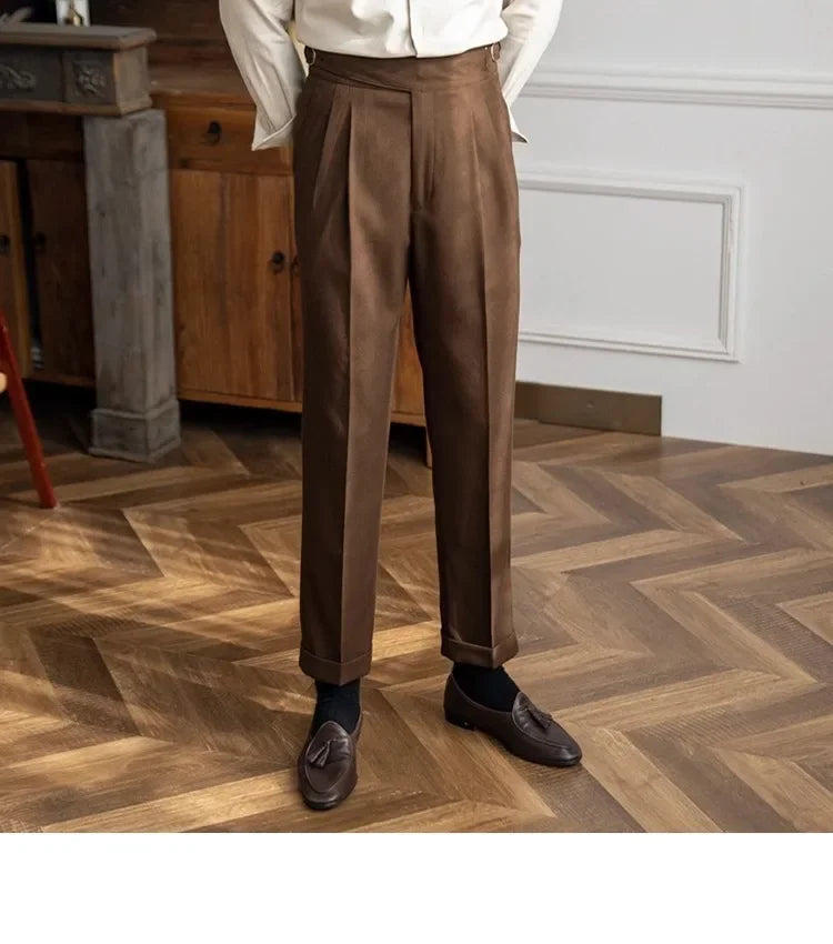 High-waisted Trousers