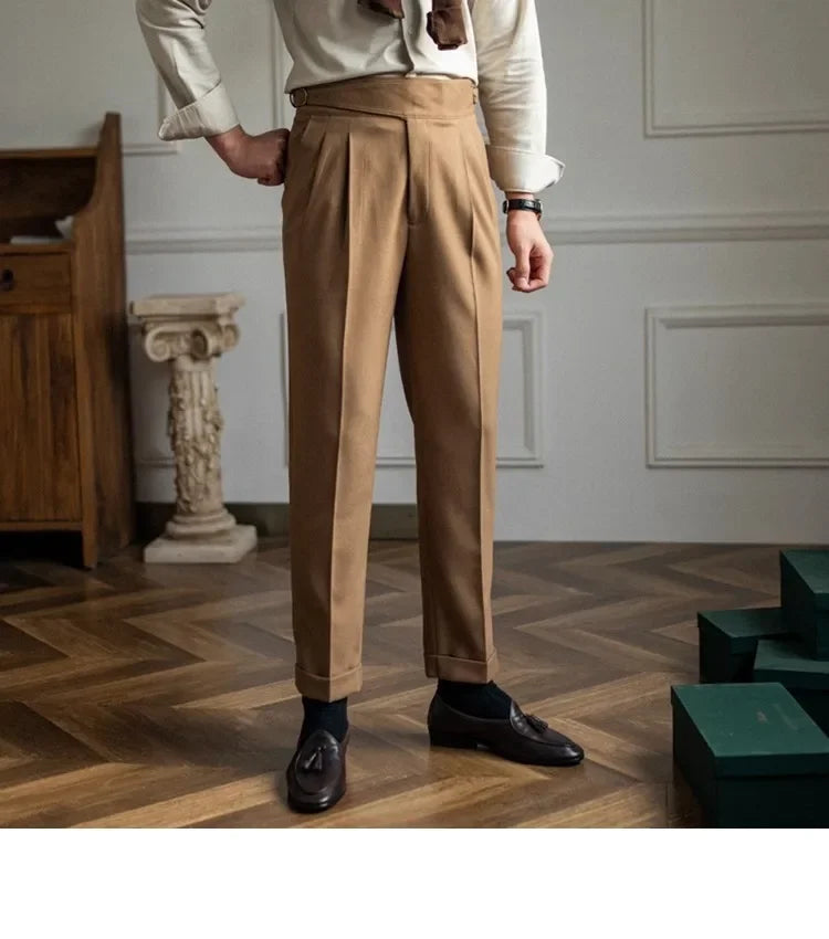 High-waisted Trousers