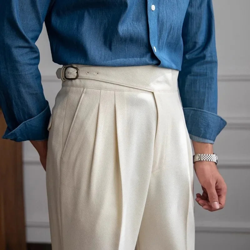 High-waisted Trousers