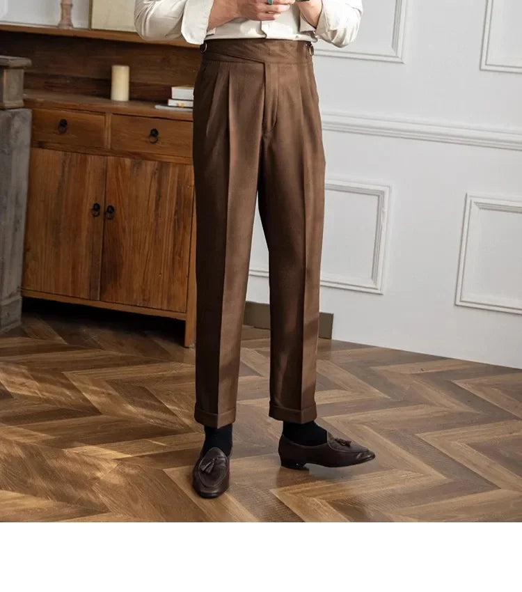 High-waisted Trousers