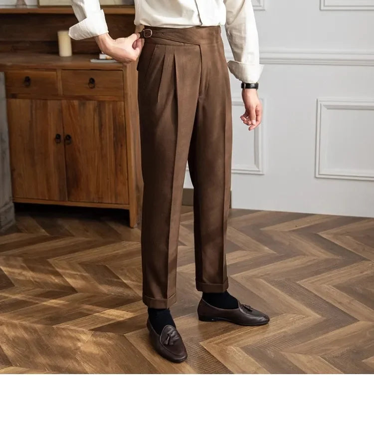 High-waisted Trousers