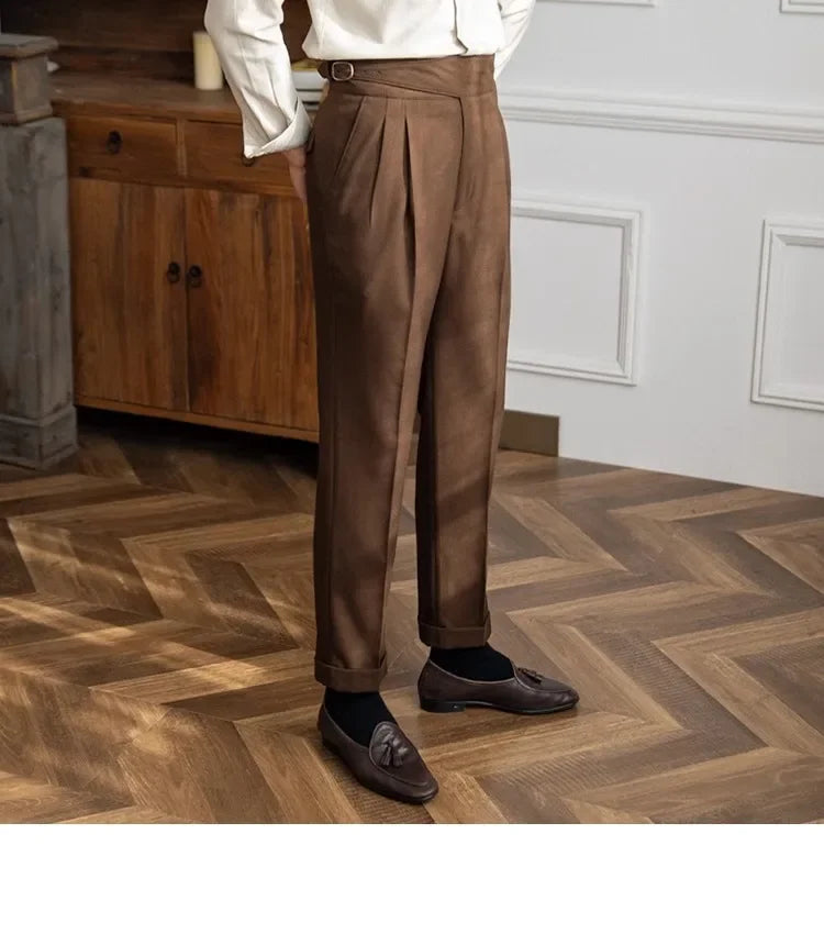 High-waisted Trousers