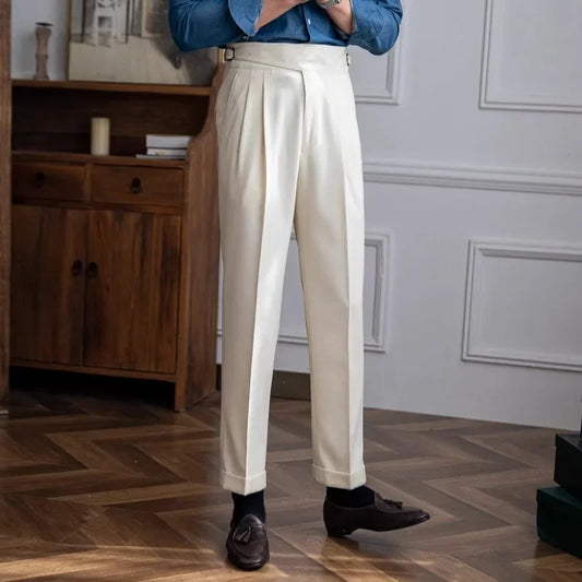 High-waisted Trousers