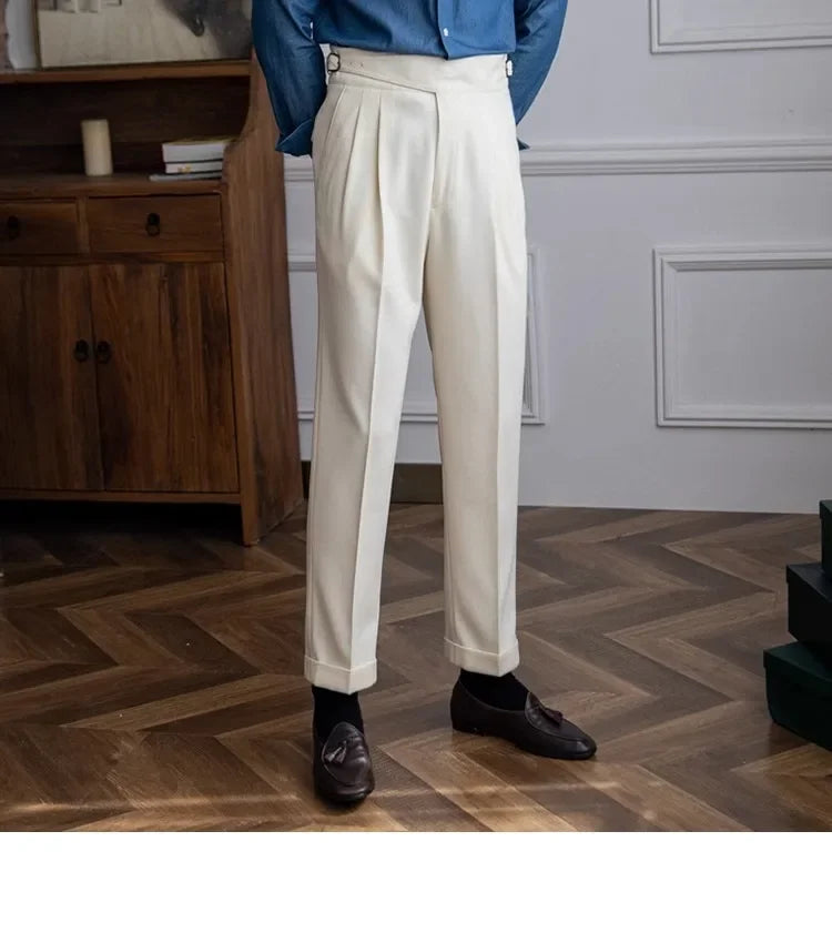 High-waisted Trousers