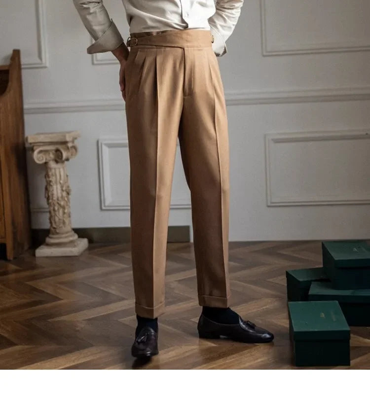 High-waisted Trousers