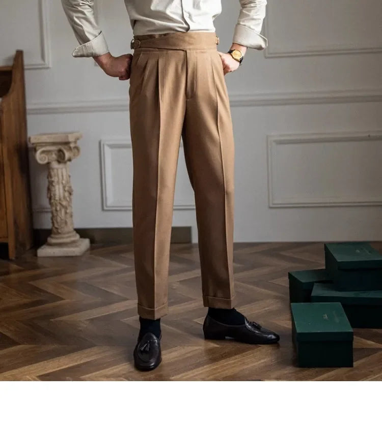 High-waisted Trousers