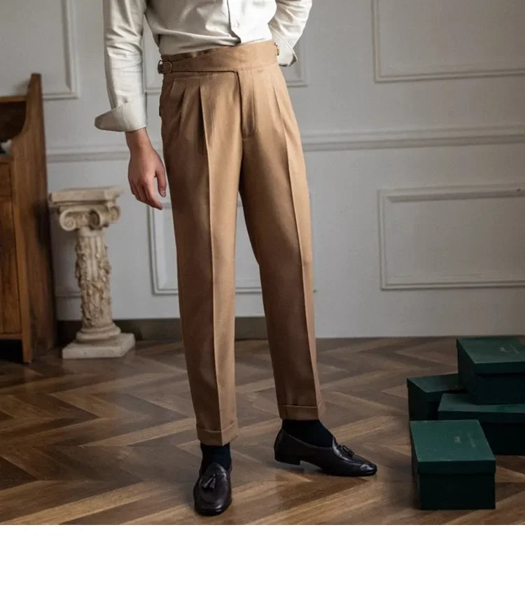 High-waisted Trousers