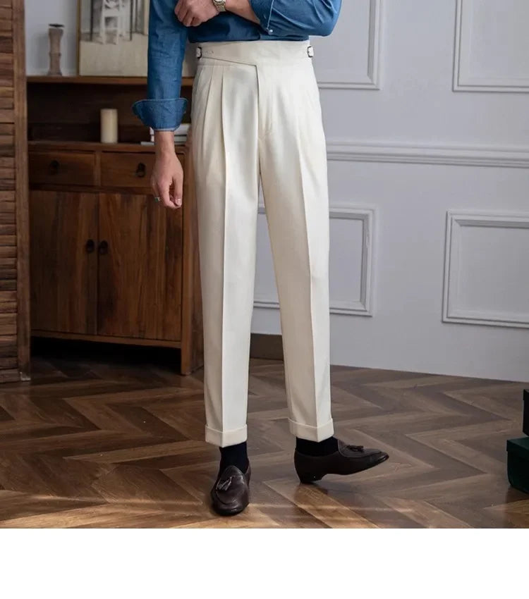 High-waisted Trousers