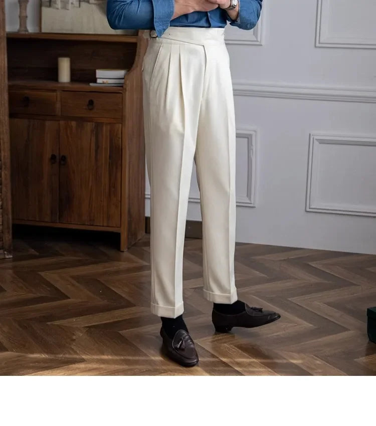 High-waisted Trousers