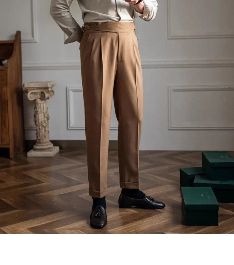 High-waisted Trousers