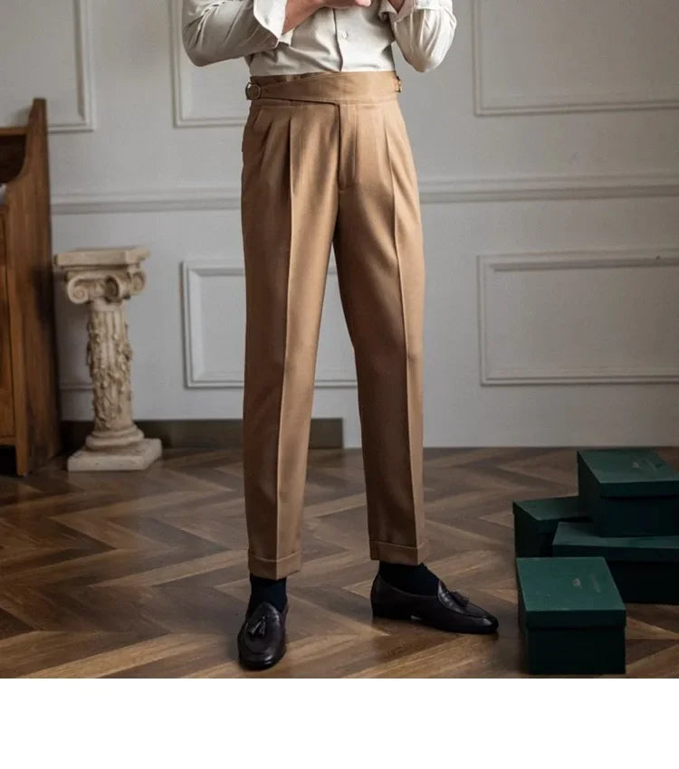 High-waisted Trousers