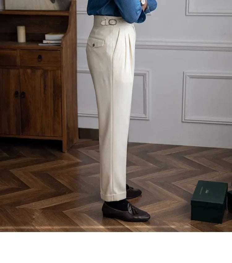 High-waisted Trousers