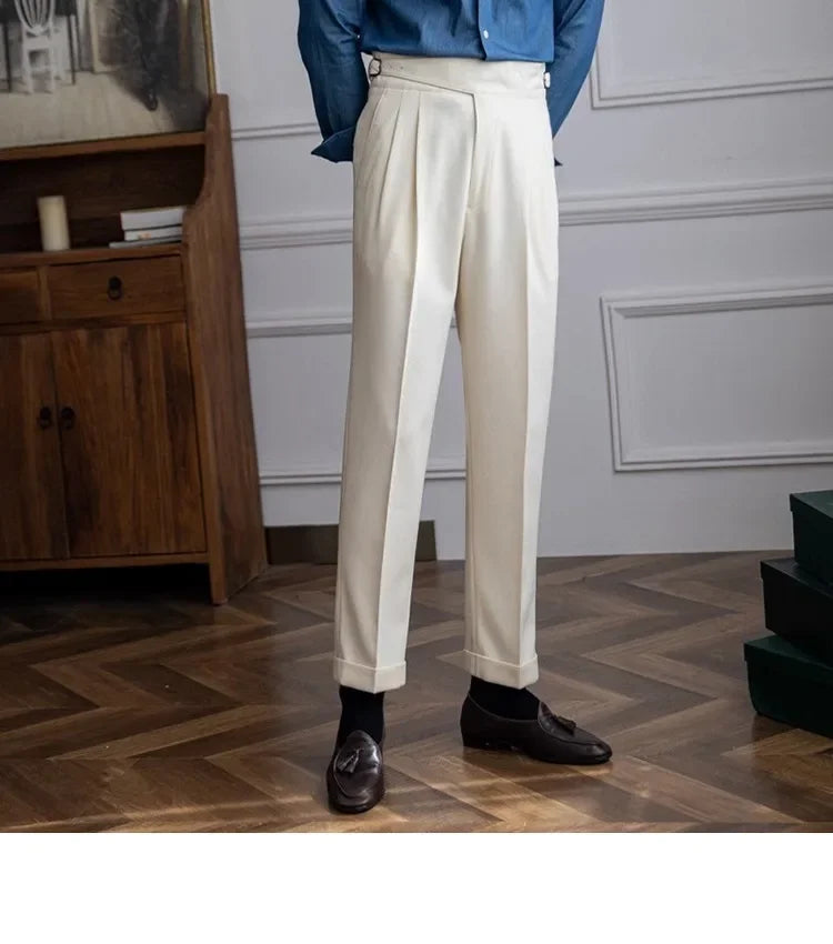 High-waisted Trousers