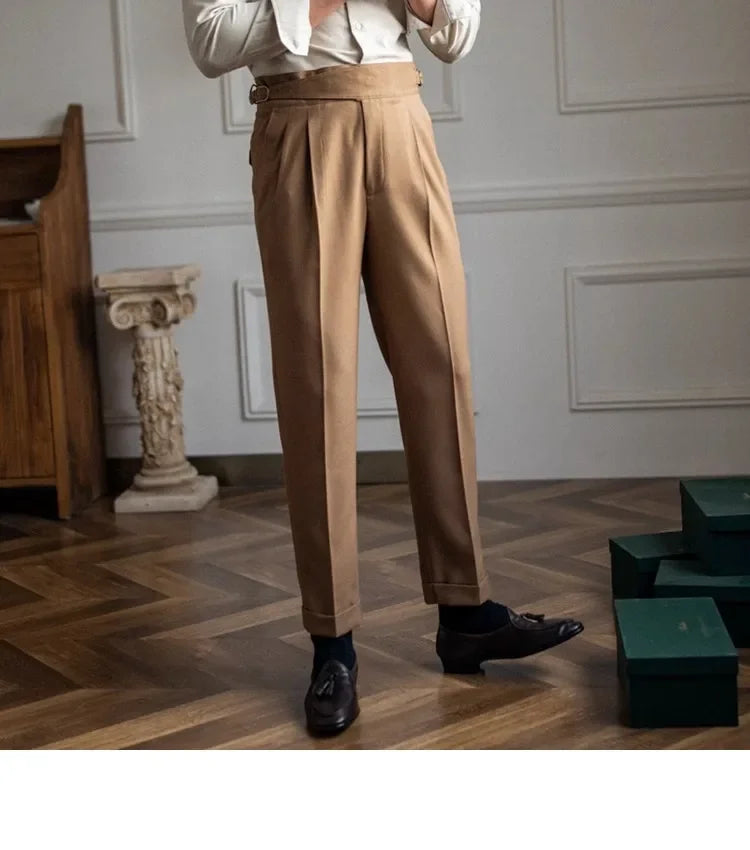 High-waisted Trousers